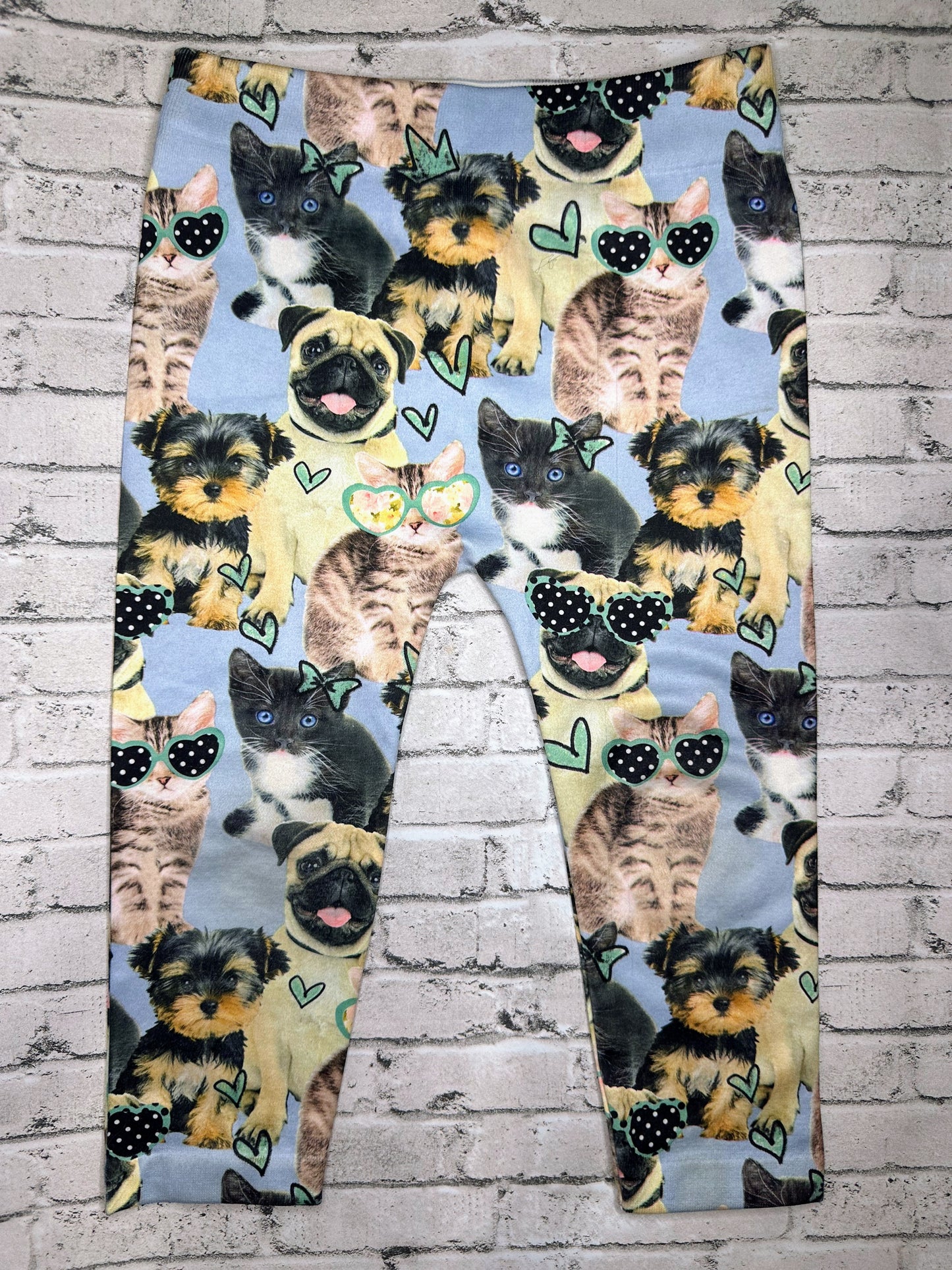 Squeeze: Puppy/Kitty Leggings - 2T/3T