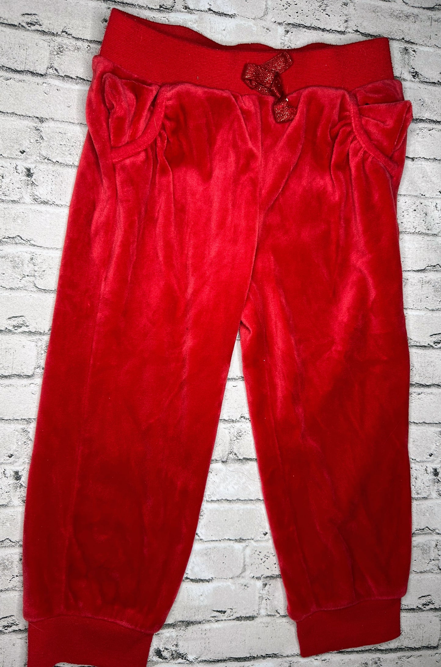 Wonder Nation: Red Velvet Pants - 2T