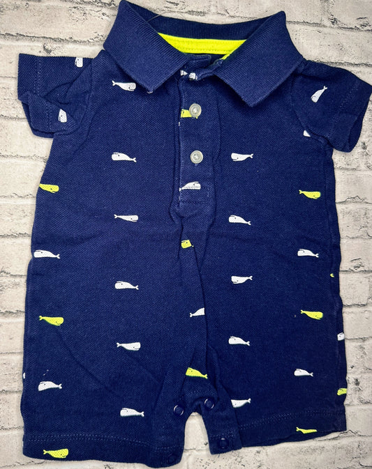 Carter’s: Whale Romper- 3M