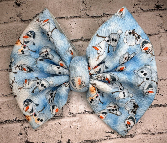 Large 6” Olaf Clip Bow