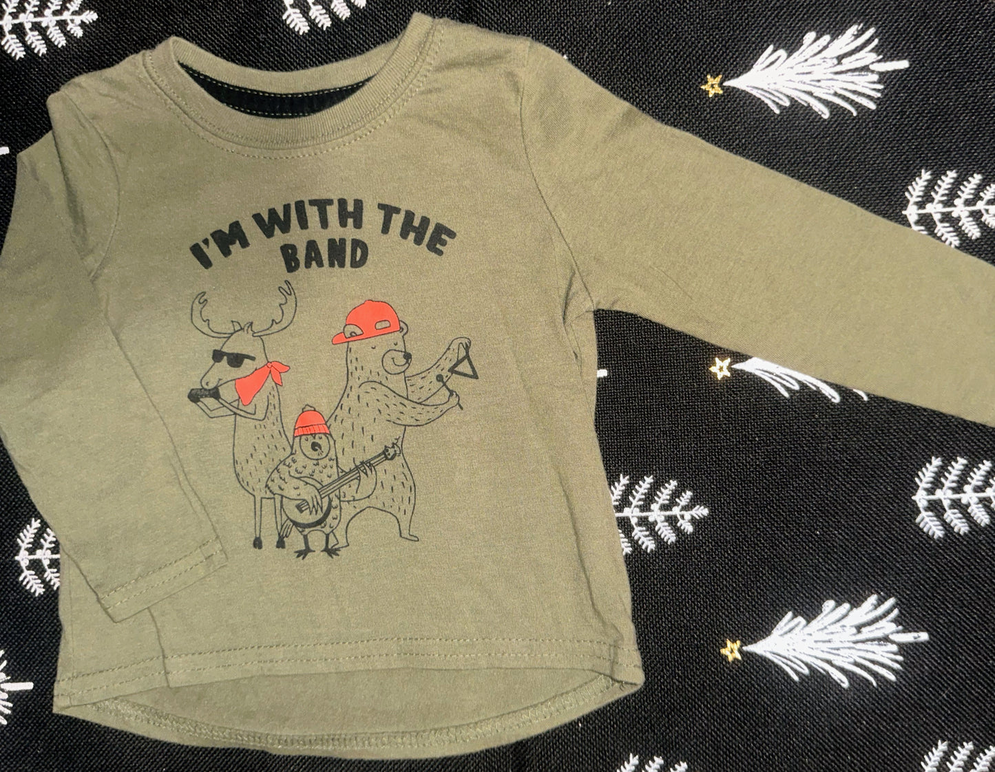 Okie Dokie: “With the Band” Tee- 9m