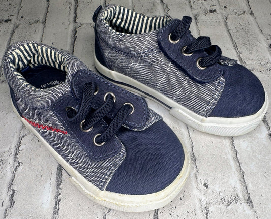 Wonder Nation: Navy Slip On Shoes - 4c