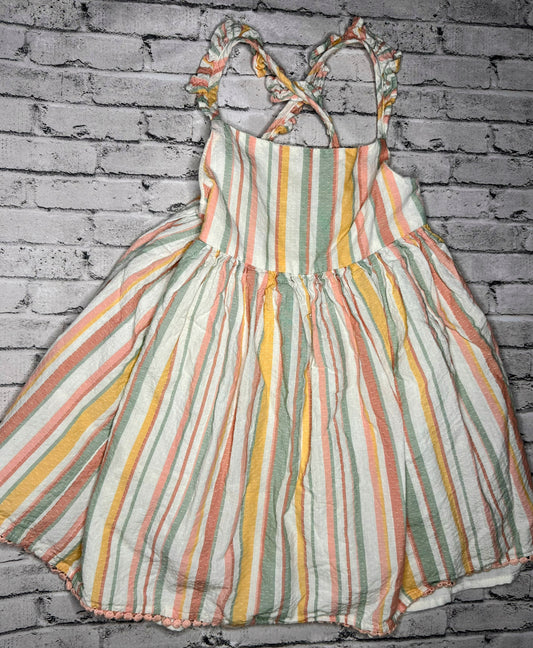 Shabby Chic: Pastel Stripe Dress- 3T