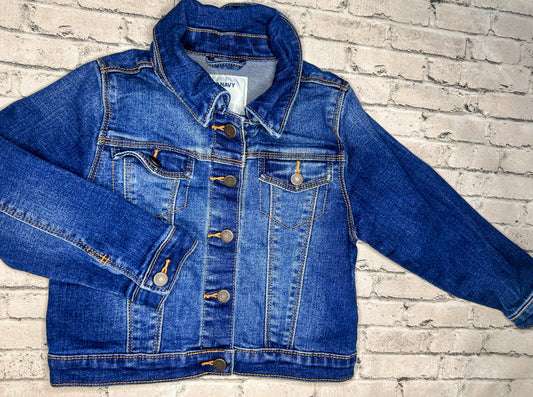 Old Navy: Denim Button Jacket- 3T