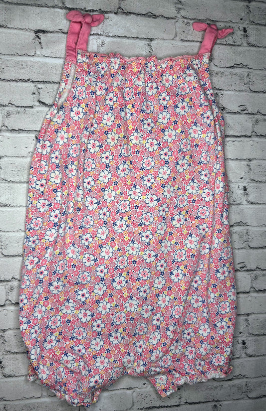 Carter’s: Pink Floral Jumpsuit- 24m