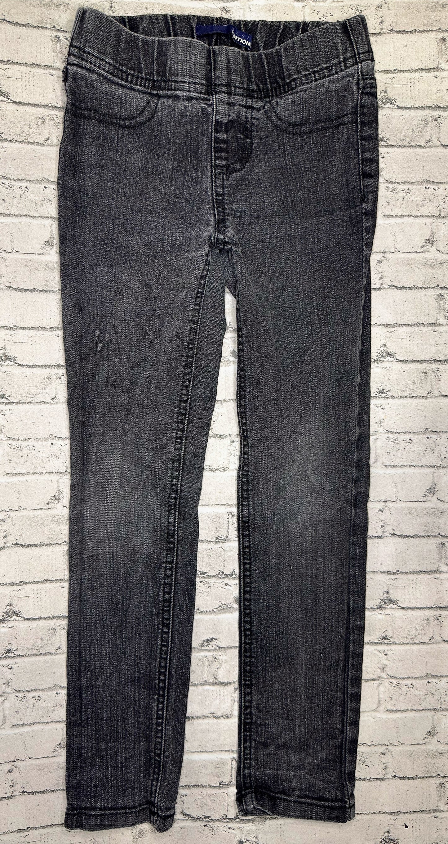 Basic Edition: Black Denim Jeggings - 5