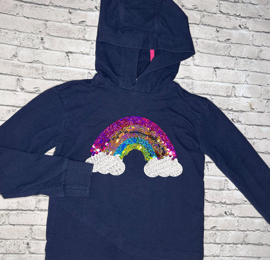 Falls Creek: Sparkle Rainbow Hoodie - 6/6x