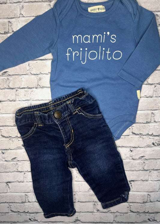 2pc “Miami’s Frijolito” Set- 3/6m