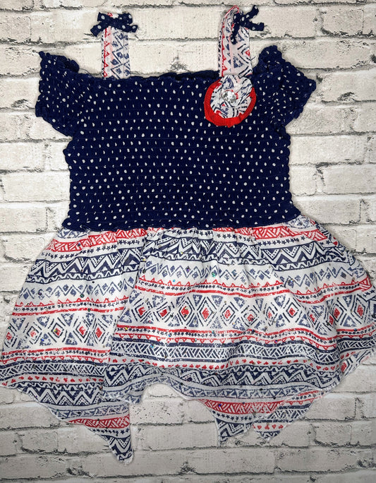 Little Lass: Patriotic Tank- 2T