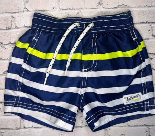 Carter’s: Navy Stripe Swim Shorts- 12m