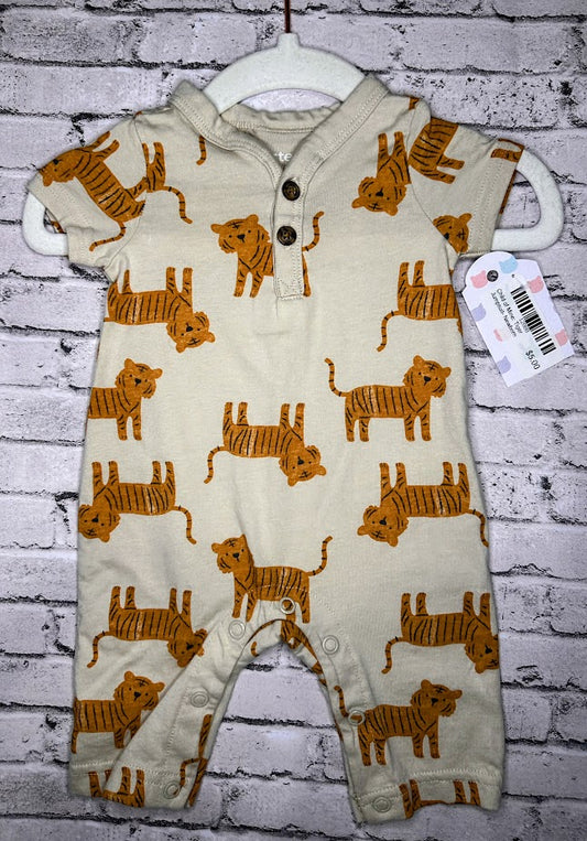 Child of Mine: Tiger Jumpsuit- Newborn