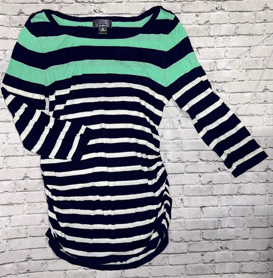 Oh Baby: Navy Stripe Tee - Medium