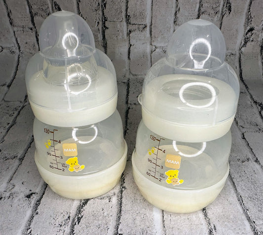 MAM: 2pc Cream 5oz Bottles