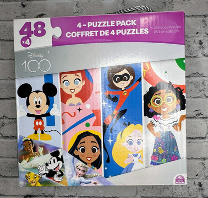 Disney: 4pk 48pc Puzzles