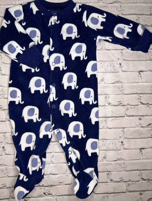 Child of Mine: Elephant Fleece Sleeper-12m