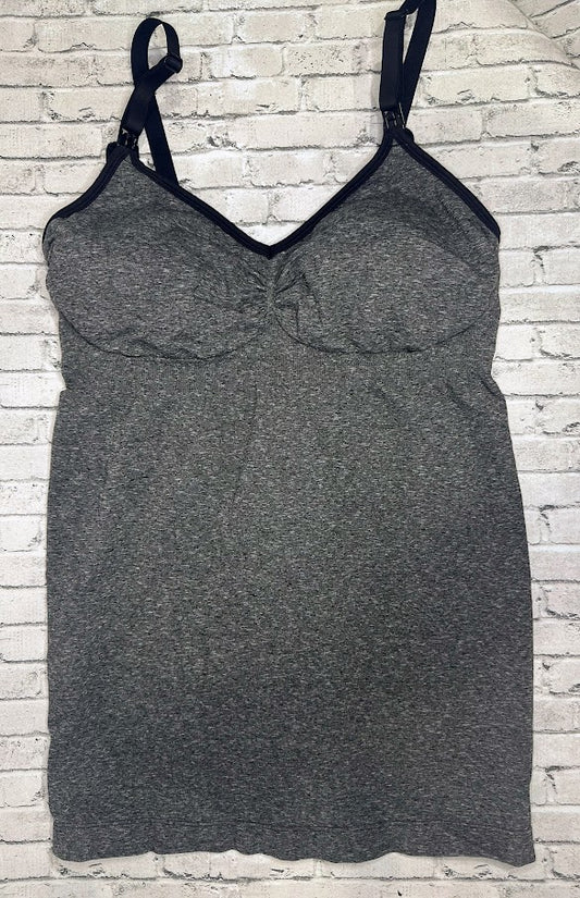 Bravado! Basics: Gray Nursing Tank Top - XXL