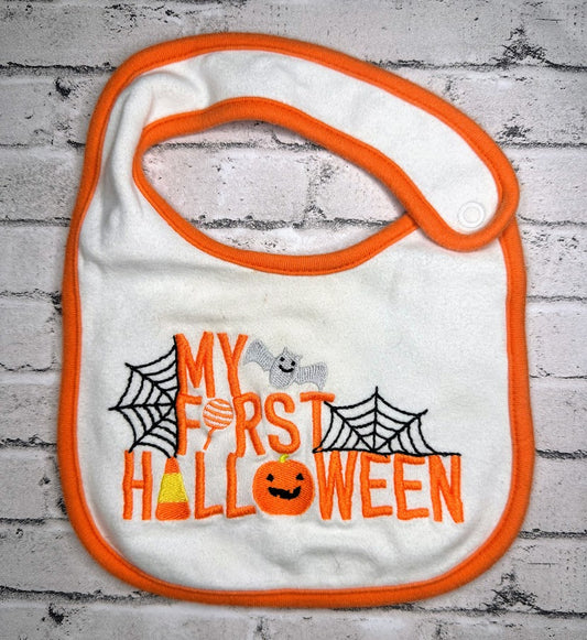 Just One You: 'My 1st Halloween' Snap Bib - OS