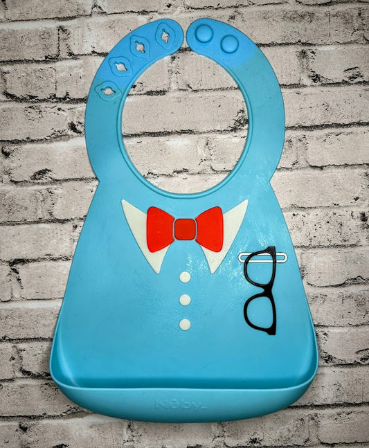 Nuby: Fancy Dude Silicone Bib - OS