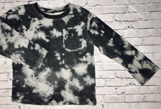 Garanimals: Black Tie Dye Top - 4T