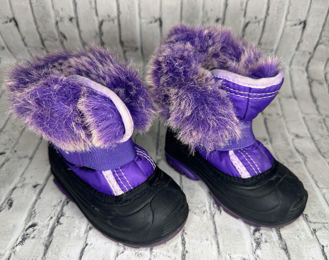 Kamik: Purple Fur Winter Boots - 7c