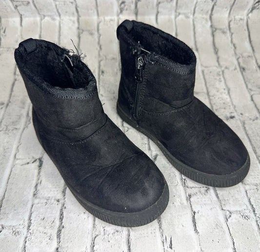 Cat & Jack: Black Booties - 8c