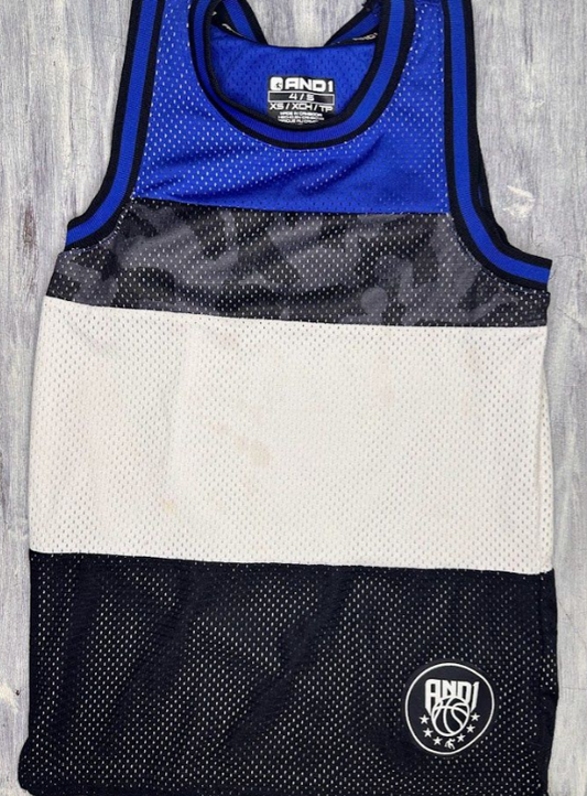 And1: Blue Breathable Tank Top- 4/5