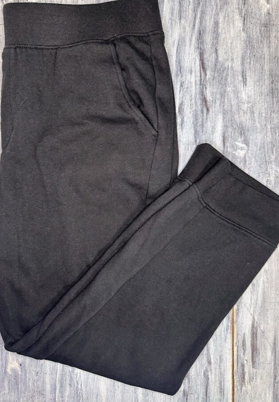 Athletic Works: Black Sweatpants- 14/16 HUSKY