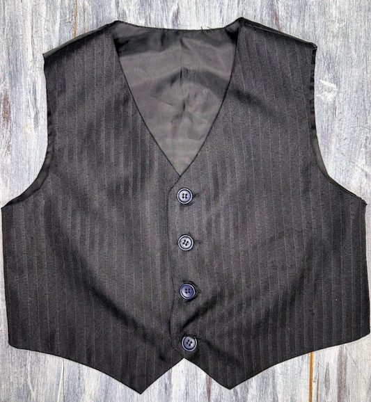 Black/Navy Formal Vest- 3T