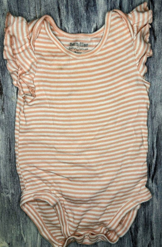 Bundles Baby Place: Pink Stripe Bodysuit- 12/18m