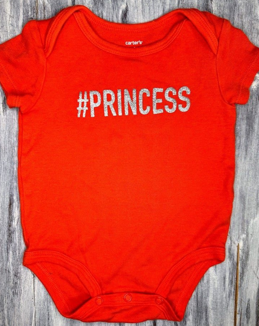 Carter's: '#Princess' Bodysuit- 6m