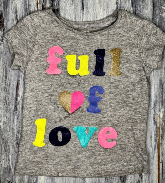 Carter's: 'Full of Love' Tee- 12m