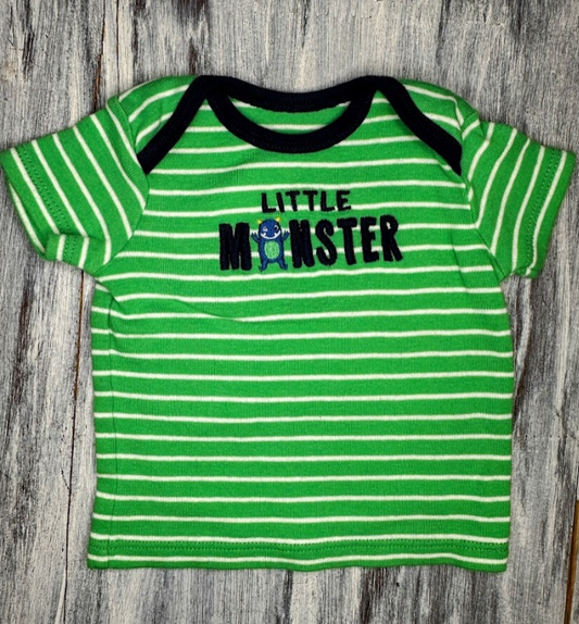 Carter's: 'Little Monster' Tee- Newborn