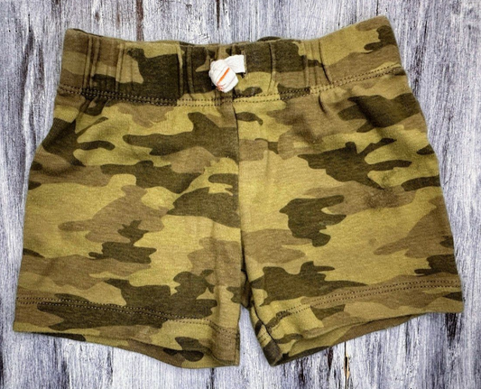 Carter's: Camo Soft Shorts- 6m