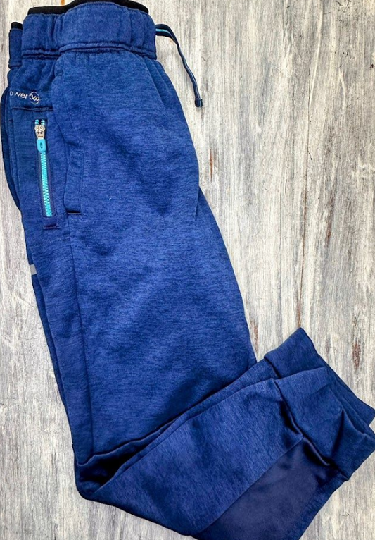 Russell: Navy Sweatpants w/ Zipper Pockets- 10/12