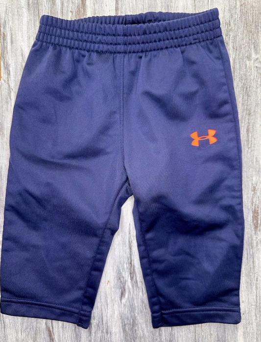 Under Armour: Navy Sweatpants- 3/6m