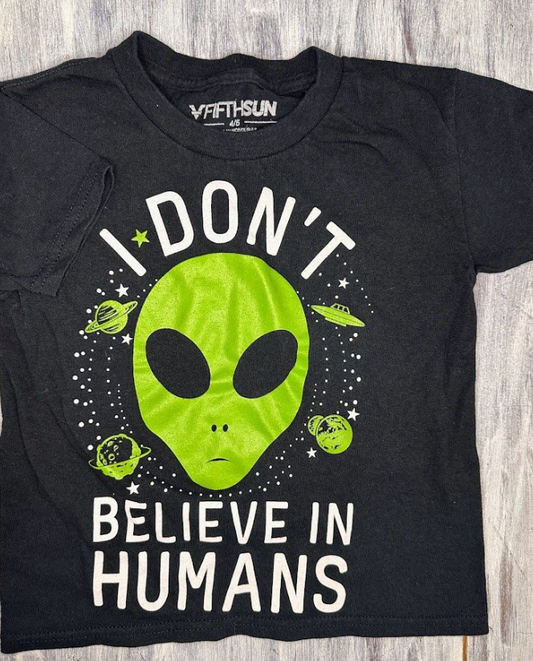 VFifthSun: 'Don't Believe in Humans' Tee- 4/5