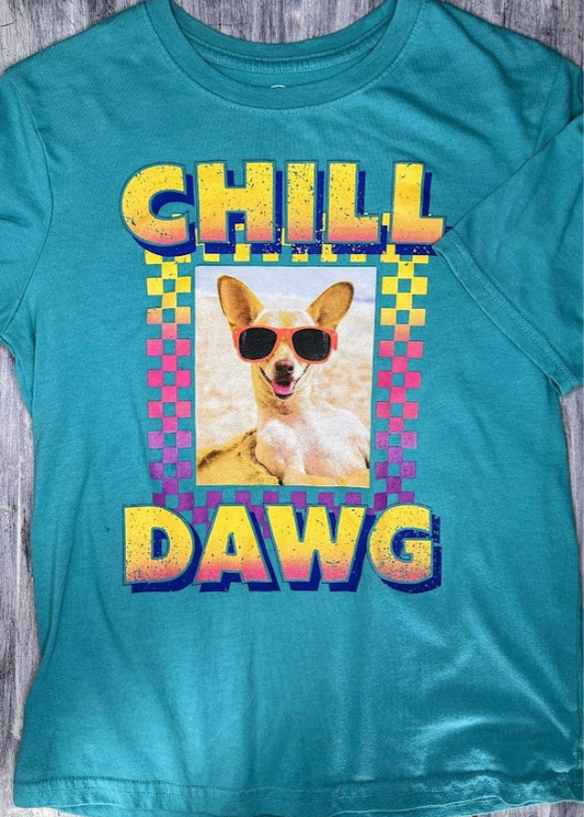 Wonder Nation: 'Chill Dawg' Graphic Tee- 10/12