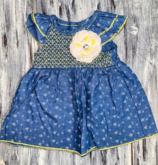 Wonder Nation: Flower Dress- 6/9m