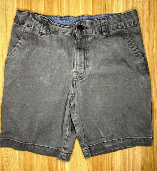 Wonder Nation: Gray Denim Shorts- 10 Husky