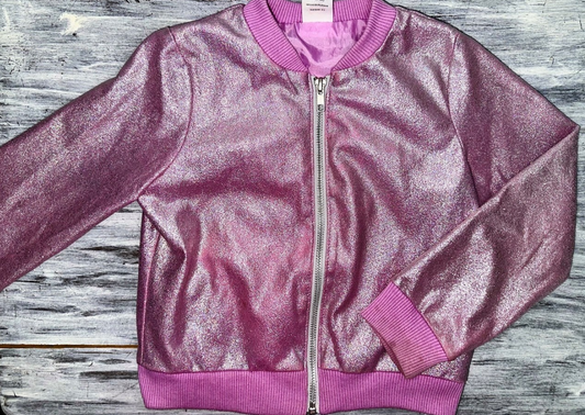 Wonder Nation: Purple Glitter Full Zip- 6/6x