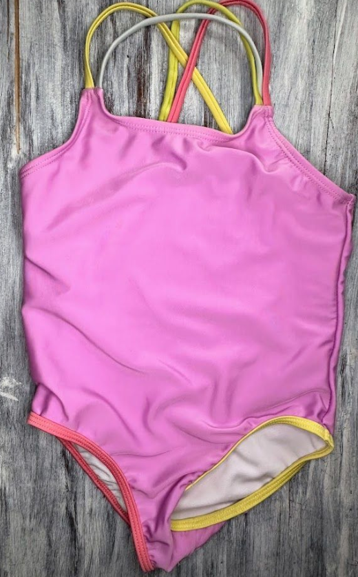 Wonder Nation: Rainbow One Piece Swim- 4T