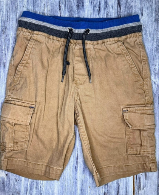 Wonder Nation: Tan Cargo Shorts- 8