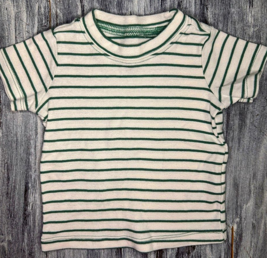 Carter's: Green Stripe Tee- 6m