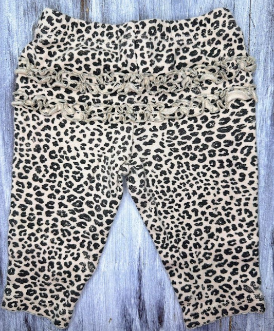 Carter's: Leopard Ruffle Butt Pants - 3m