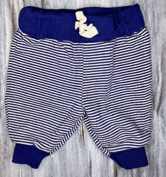 Carter's: Navy Stripe Pants- Newborn