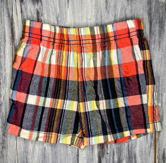 Carter's: Plaid Shorts- 6m