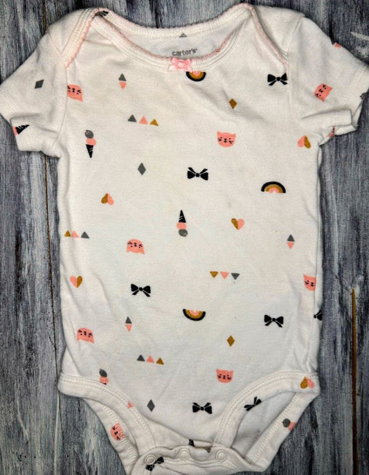 Carter's: Sparkle Graphic Bodysuit- 6m