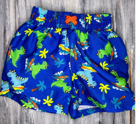 Healthtex: Dino Swim Shorts- 0/3m