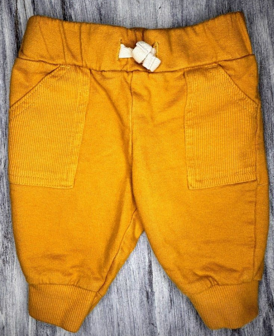 Carter's: Yellow Jogger Pants- 3m