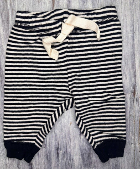 Just One You: B&W Stripe Pants- Newborn